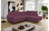 Rohová sedacia súprava Othello, fialová lila látka, pravý roh