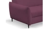 Rohová sedacia súprava Othello, fialová lila látka, pravý roh