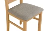 Jedálenská stolička Nila, dub sonoma/šedo-béžová látka