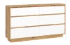 Komoda Foggia 153 cm, dub artisan/biela