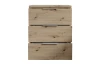Nočný stolík s 3 zásuvkami Smilla, výška 61 cm, dub artisan