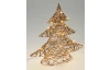 Vianočná dekorácia LED stromček 30 cm, zlatá
