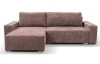 Rohová sedacia súprava Anafi, tmavo ružová látka