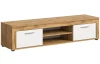 TV skrinka Jana, 160 cm, dub wotan/biela