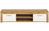 TV skrinka Jana, 160 cm, dub wotan/biela