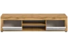TV skrinka Jana, 160 cm, dub wotan/biela