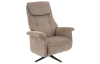 Kreslo s elektrickým polohovaním Locarno, béžová látka