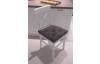 Podsedák na stoličky Gesa 40x40 cm, tmavo šedý