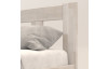 Rohová posteľ so zástenou vľavo Tema L 180x200 cm, bielený buk