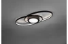 Stropné LED osvetlenie Galaxy, antracitová, oválné
