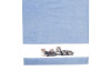 Detský uterák 50x100 cm, motív mačiatka, modrý