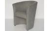 Kreslo Boston, šedá látka