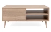 Úložný konferenčný stolík Bali, dub sonoma/výplet