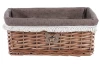 Prútený košík Eman, hnedý stredný