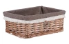 Prútený košík Eman, hnedý stredný