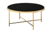 Okrúhly konferenčný stolík Agama 82 cm, zlatý
