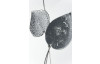 Kovová nástenná dekorácia Elyria 20x50 cm, 3D listy