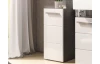 Kúpeľňová stojacia skrinka Gloss, antracit/biely lesk