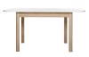 Rozkladací jedálenský stôl Toledo 120x90 cm, dub sonoma/biely