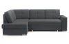 Rohová sedacia súprava Stilo, tmavo šedá látka, ľavý roh
