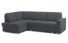 Rohová sedacia súprava Stilo, tmavo šedá látka, ľavý roh