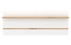 Nástenný panel s policou Foggia 188 cm, dub artisan/biela