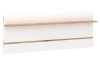 Nástenný panel s policou Foggia 188 cm, dub artisan/biela