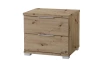 Nočný stolík s 2 zásuvkami Smilla, výška 43 cm, dub artisan
