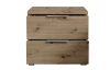 Nočný stolík s 2 zásuvkami Smilla, výška 43 cm, dub artisan