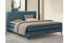Posteľ Parana 160x200 cm, modrá aqua zamatová látka