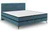 Posteľ Parana 160x200 cm, modrá aqua zamatová látka