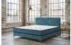 Posteľ Parana 160x200 cm, modrá aqua zamatová látka