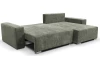 Rohová sedacia súprava Anafi, machovo zelená látka