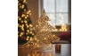 Vianočná dekorácia LED stromček 30 cm, zlatá
