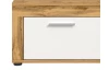 TV skrinka Jana, 160 cm, dub wotan/biela