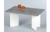 Konferenčný stolík Minimal, šedý betón/bílý