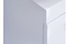 Kúpeľňová vysoká skrinka Amanda 103, lesklá biela