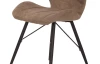 Jedálenská stolička Kate, hnedá vintage látka