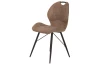 Jedálenská stolička Kate, hnedá vintage látka
