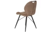 Jedálenská stolička Kate, hnedá vintage látka