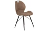 Jedálenská stolička Kate, hnedá vintage látka