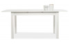 Rozkladací jedálenský stôl Coburg 137x80 cm, biely