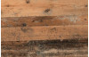 Členitý regál Fox, vintage optika dreva