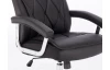 Kancelárske kreslo Augustín, čierna ekokoža