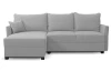 Rohová sedacia súprava Livorno, svetlo šedá látka