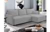 Rohová sedacia súprava Livorno, svetlo šedá látka