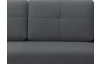 Rohová sedacia súprava Stilo, tmavo šedá látka, pravý roh