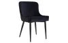 Jedálenská stolička Charlotta, čierna látka