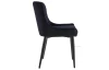 Jedálenská stolička Charlotta, čierna látka