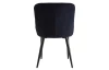 Jedálenská stolička Charlotta, čierna látka